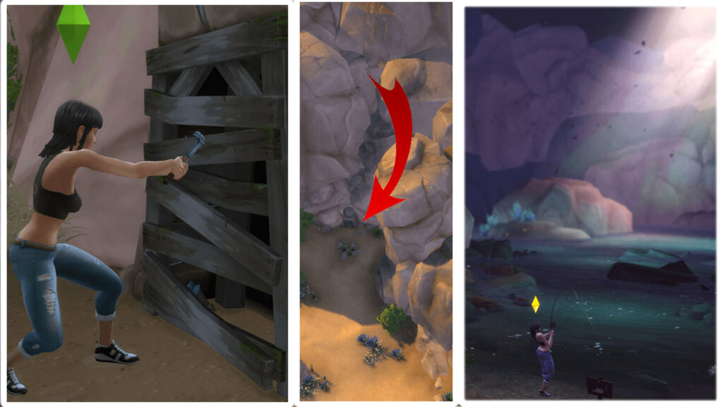 sims 4 hidden cave