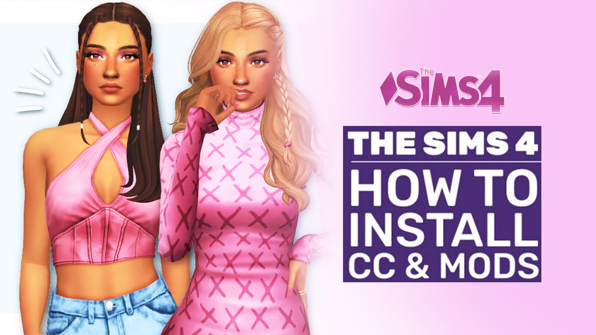 How to install Mods Custom Content in Sims 4 Sims Love