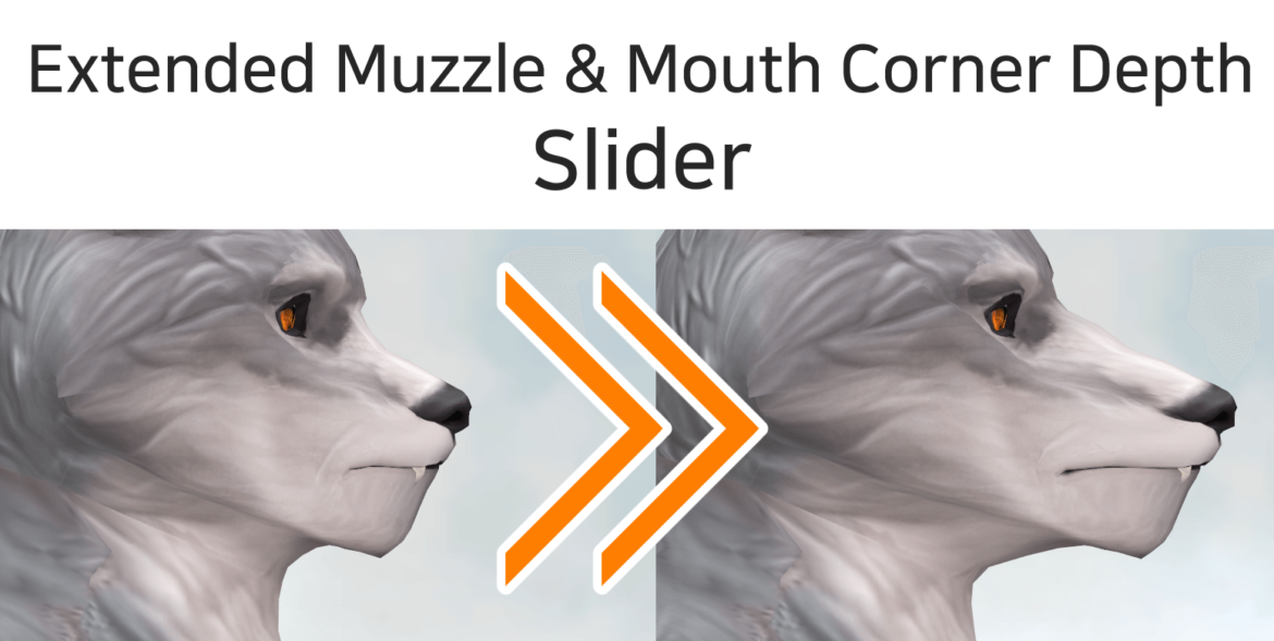Extended Muzzle and Mouth Corner Depth Slider