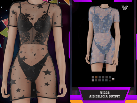 aiq delicia outfit (teen-elder)