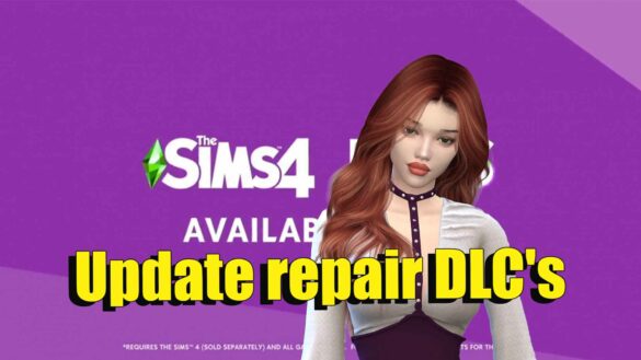 The Sims 4 Update repair add DLC