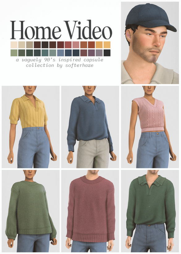 home video Male SweaterChunky