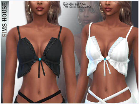 TOP WITH BOW AND RHINES