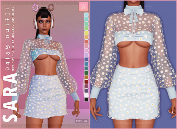 PEACH Sara Daisy Outfit