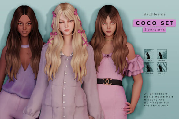 COCO HAIR SET - 3 versions