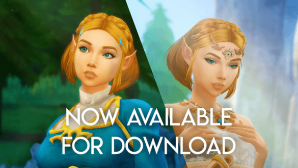 Zelda Hair and Accessories (Early Access) - Sims Love