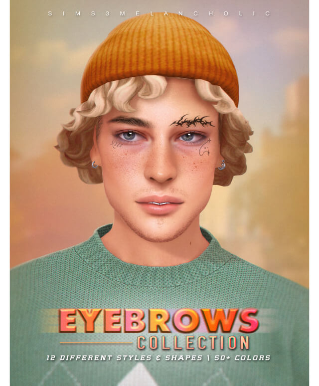 eyebrows maxis match sims 4