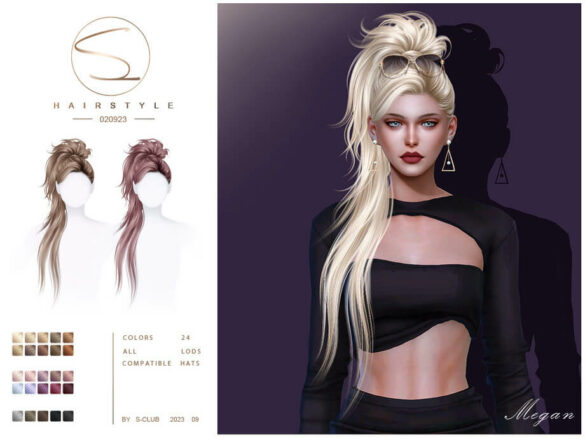 Long punk hairstyle (MEGAN) 020923