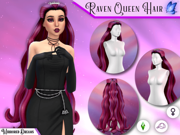 Raven Queen Hair (NOW FREE) Happy Halloween