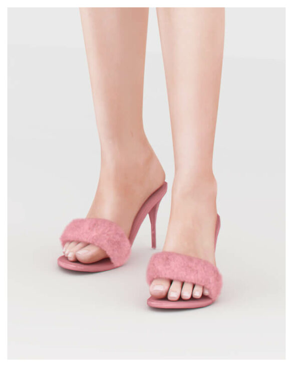 Eve Fur Heels