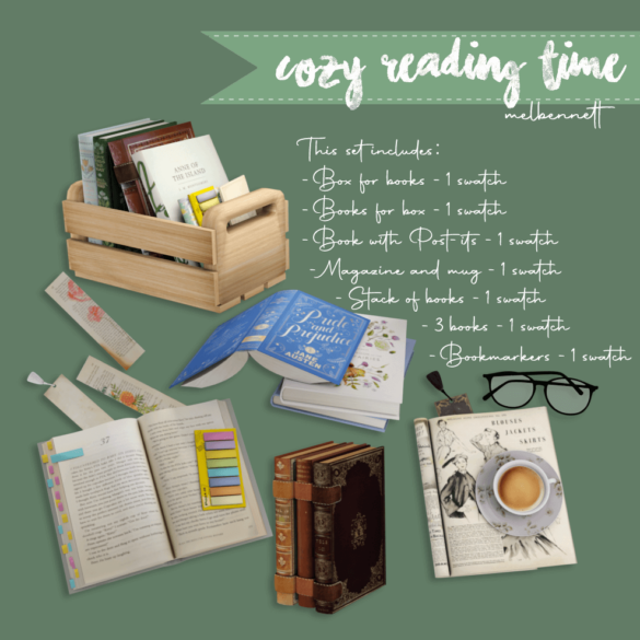 Sims 4 Cozy Reading Time Collection