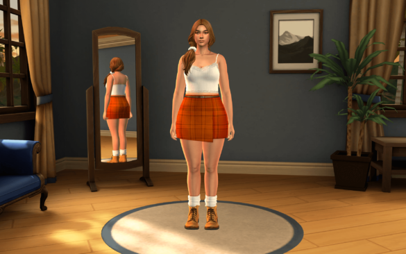 The Sims 3 inspired CAS Room/Background