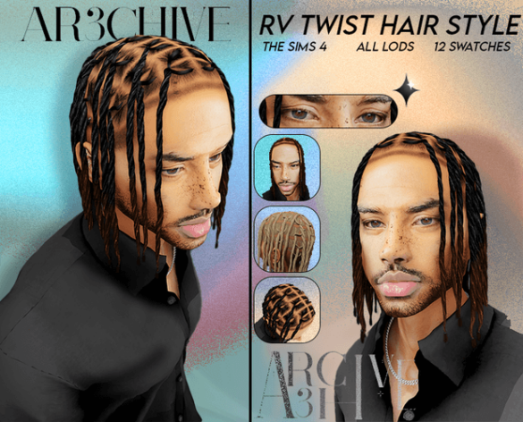 RV Twists hair male
