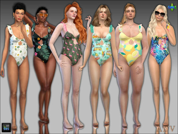 Swimwear for male and female adults