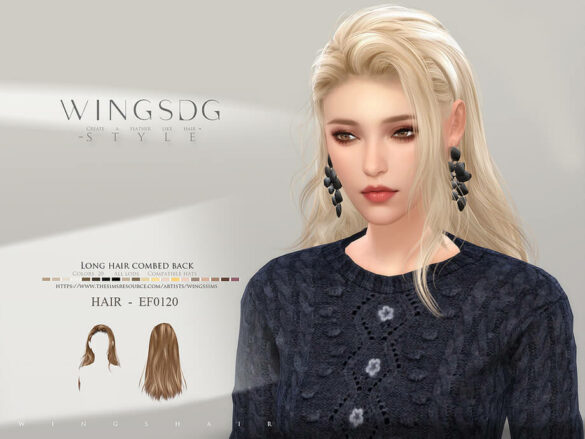 WINGS-EF0120-Long hair combed back