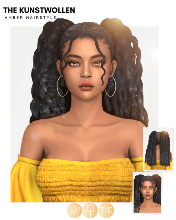 Amber hair set