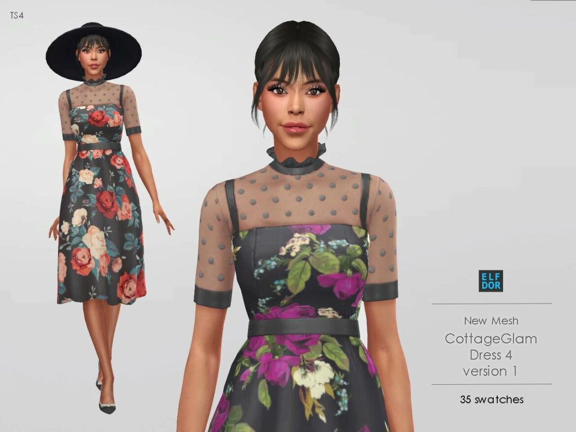 Cottage Glam Dress 4 - v1