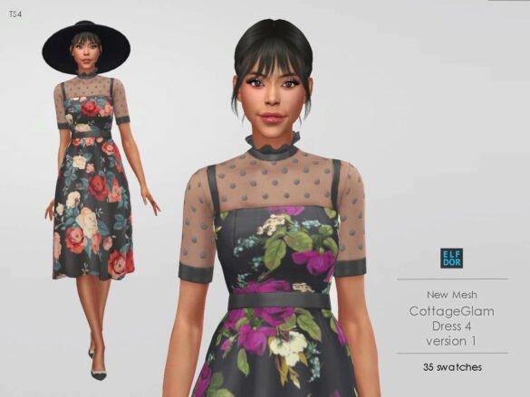 Cottage Glam Dress 4 - v1
