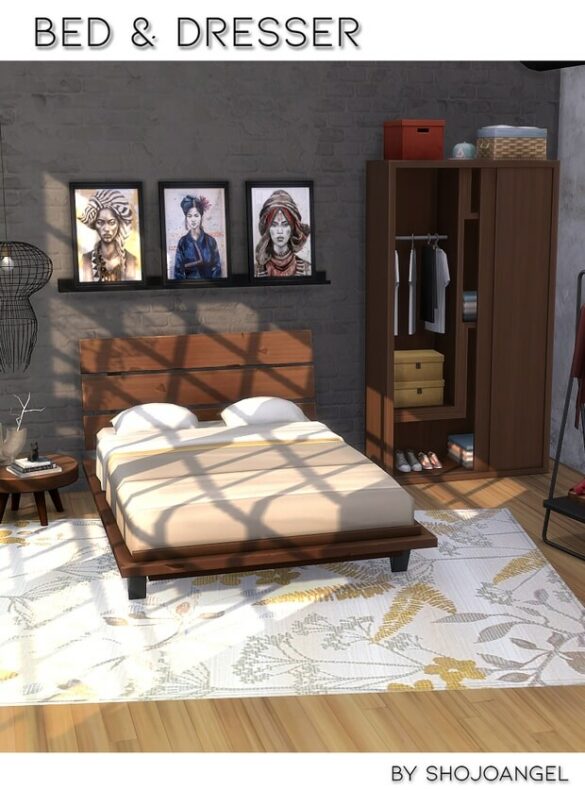 Bed & Dresser Recol