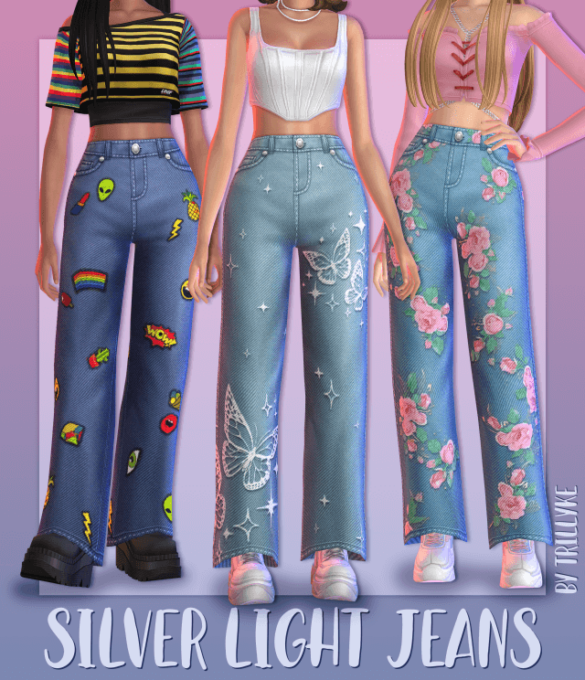 Silver Light Jeans