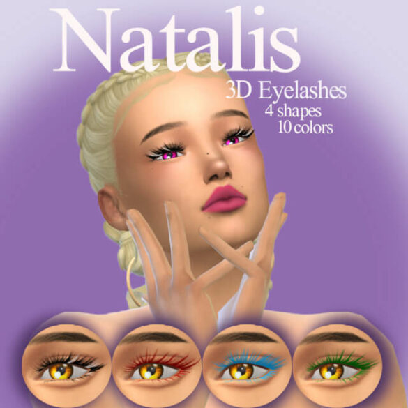 3D Eyelashes-color version