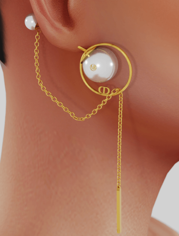 MABLY& DIOR EARRINGS
