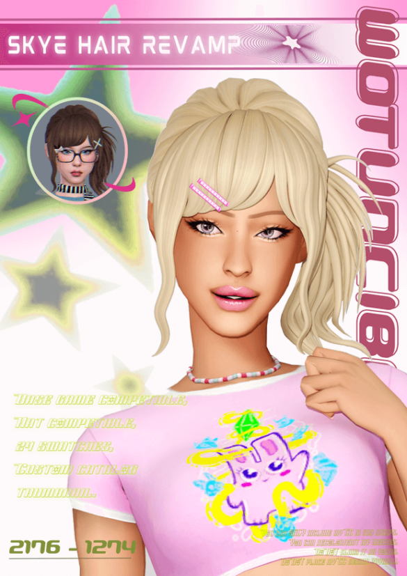 Skye Hair Revamp - Sims Love