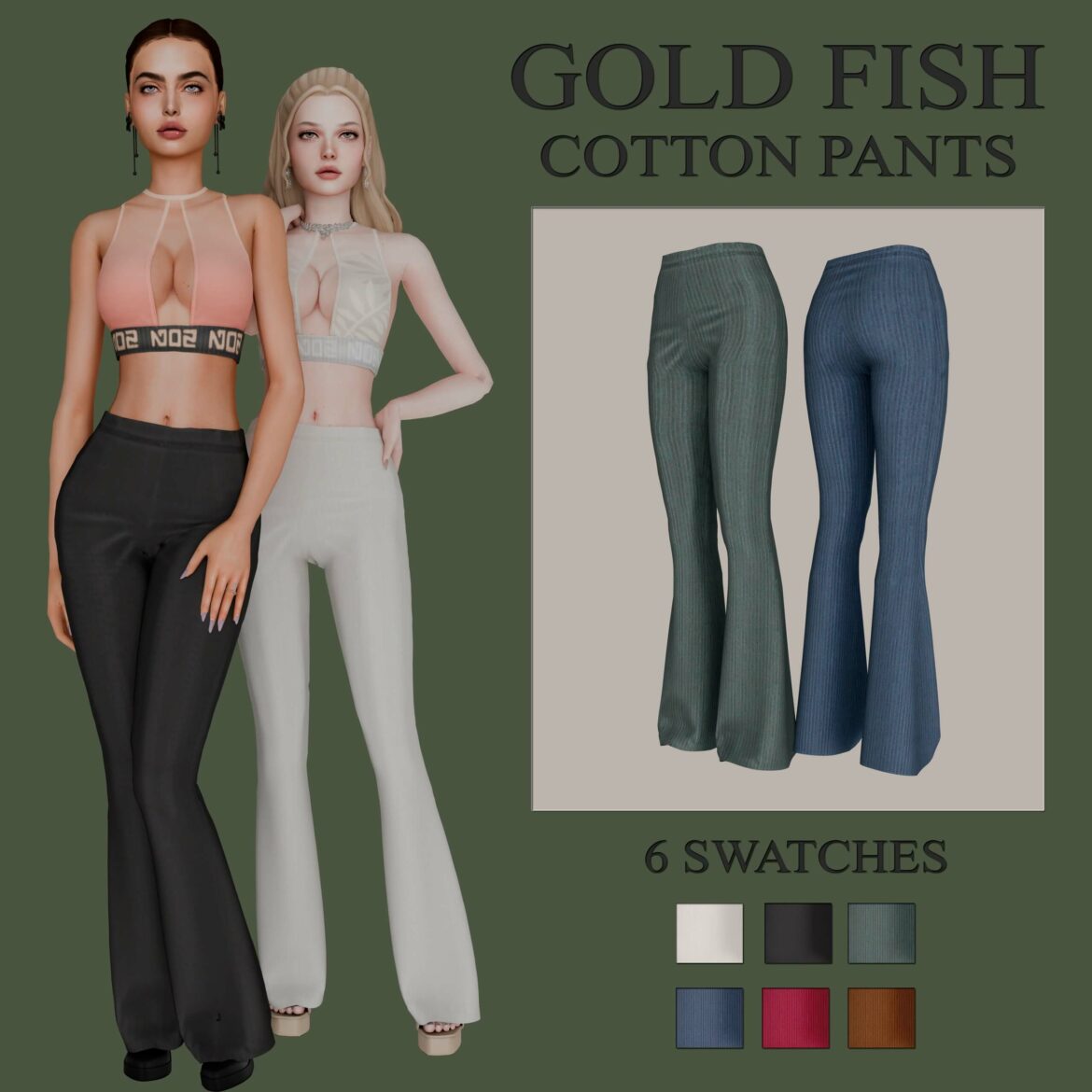 GoldFish cotton pants
