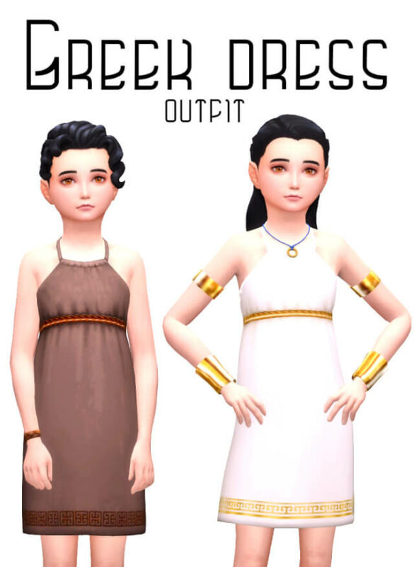 greek dress child