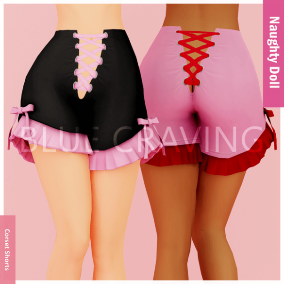 Naughty Doll - Corset Shorts