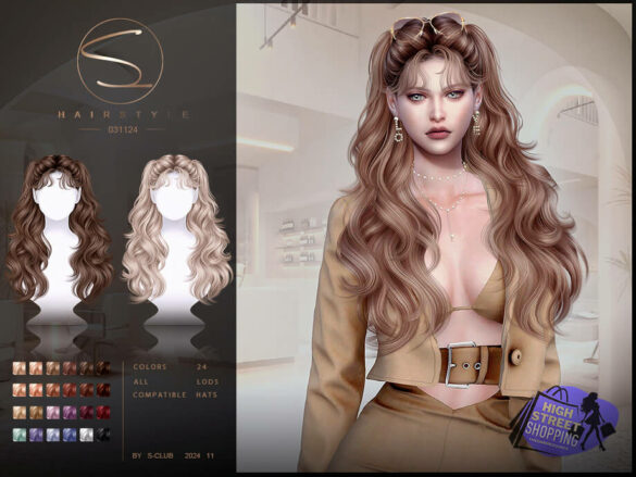 SHOPPING WAVY HAIRSTYLE by S-Club