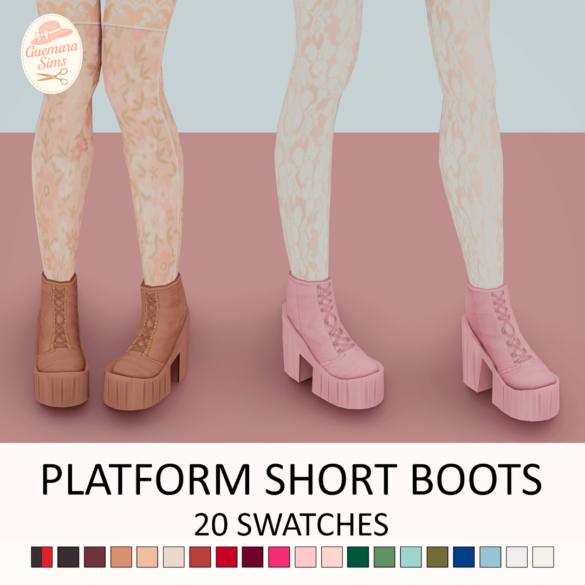 Platform Short Boots