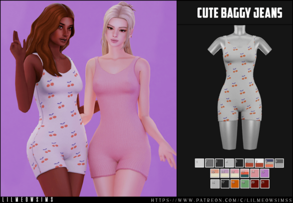 lilmeowsims Bodysuit