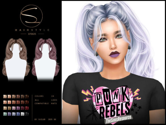 (PUNK REBELS)S-Club_070625_double wavy ponytail hairstyle