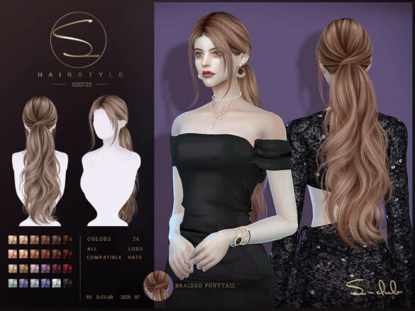 S-Club_020725_braided Ponytail hairstyle