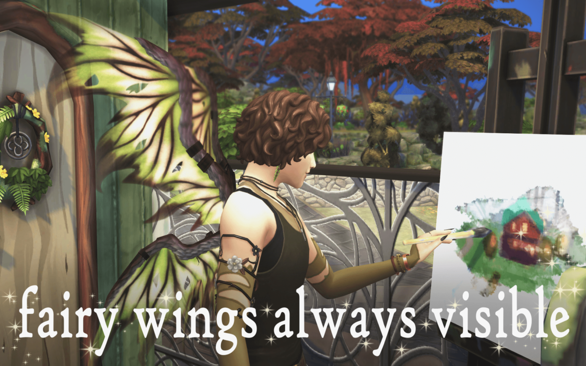 Fairy Wings Always Visible