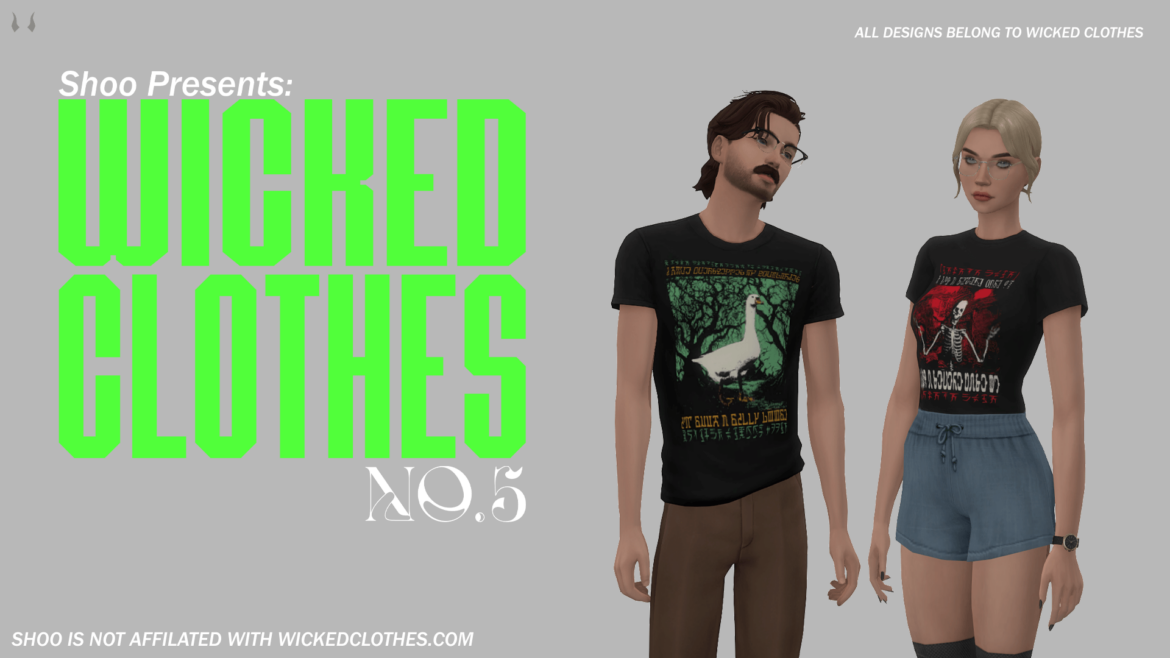 Wicked Clothes Recolor Pack