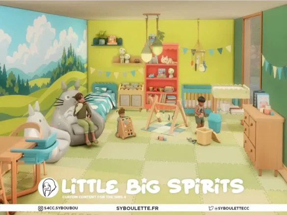 Little Big Spirits kid cc sims 4