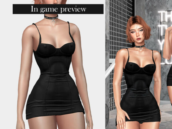 valentina black fitted top