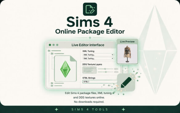 Sims 4 Online Package Editor