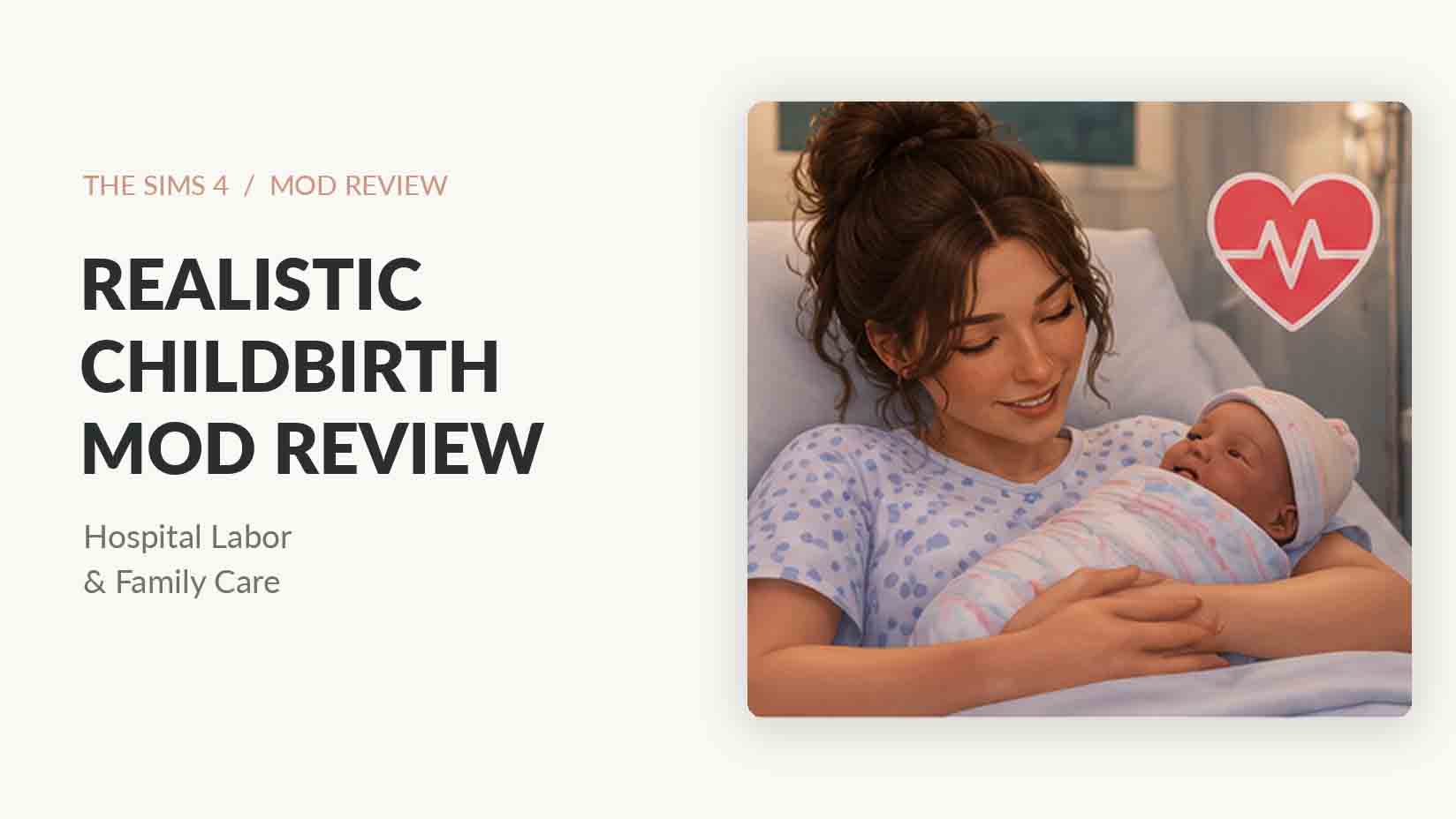 Realistic Childbirth Mod Review: Sims 4 Labor Guide